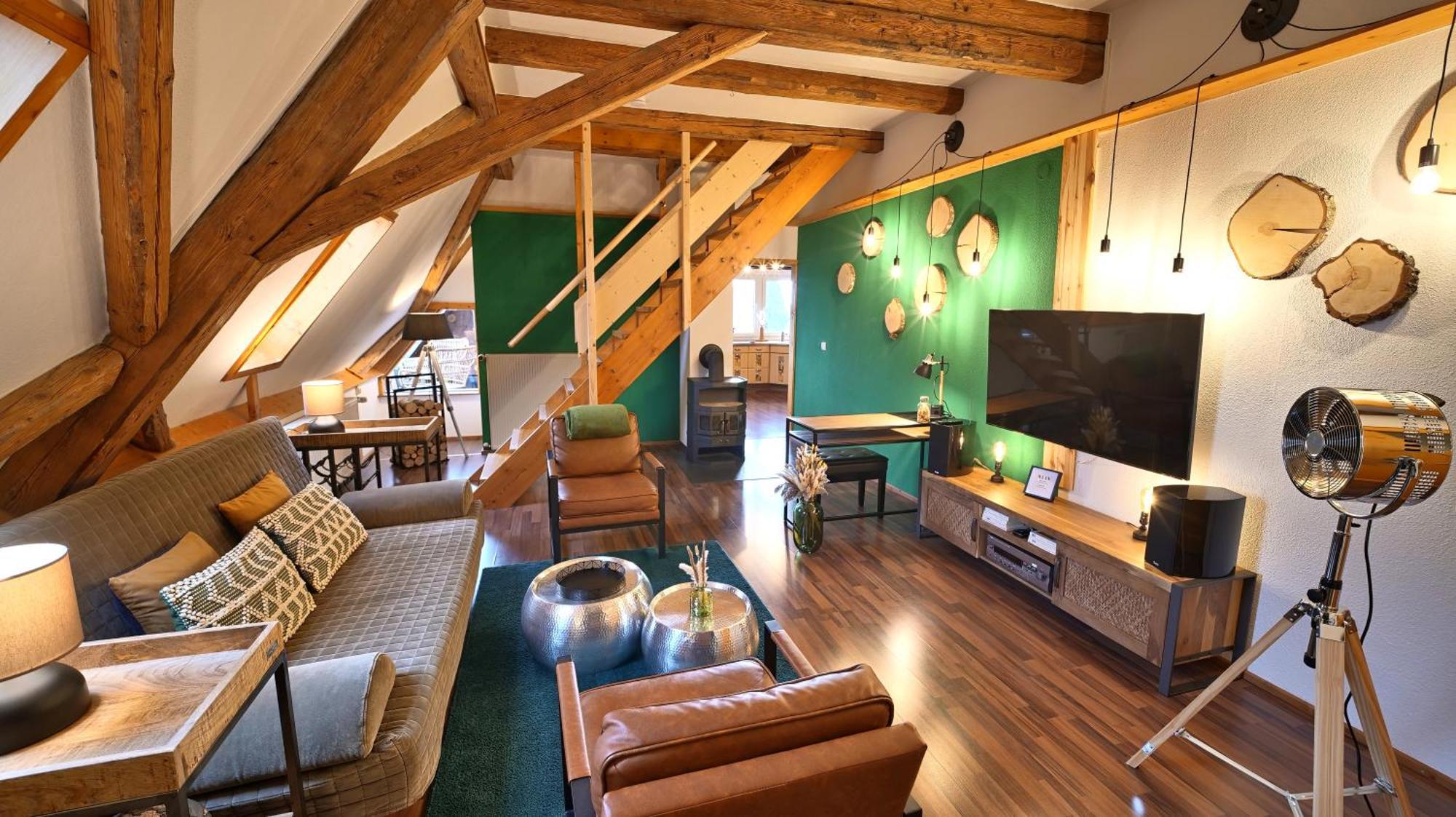 Green Loft Schwarzwald - Dach-Balkon--Musik-Ecke Fluorn-Winzeln Esterno foto